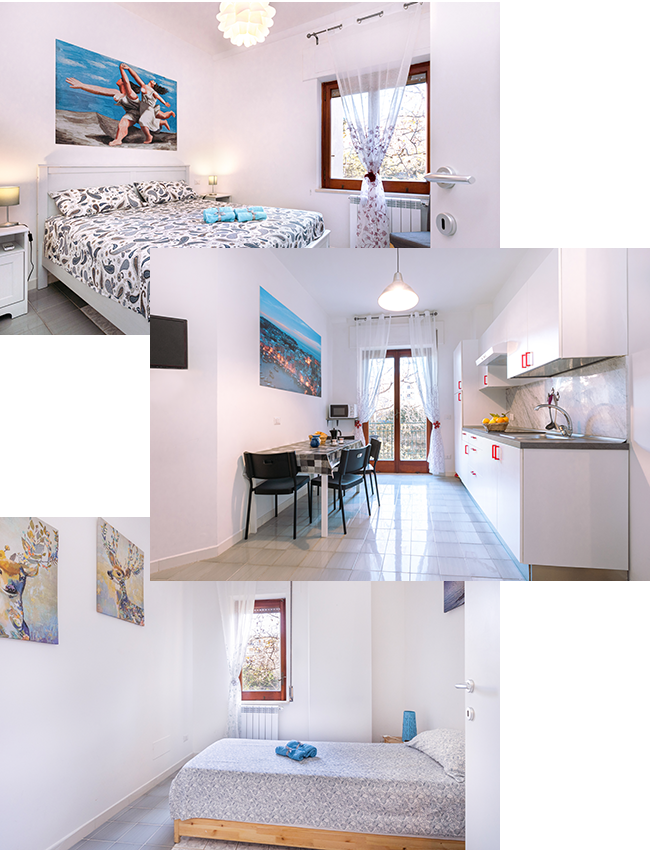 collage foto sorrento residence - appartamento procida